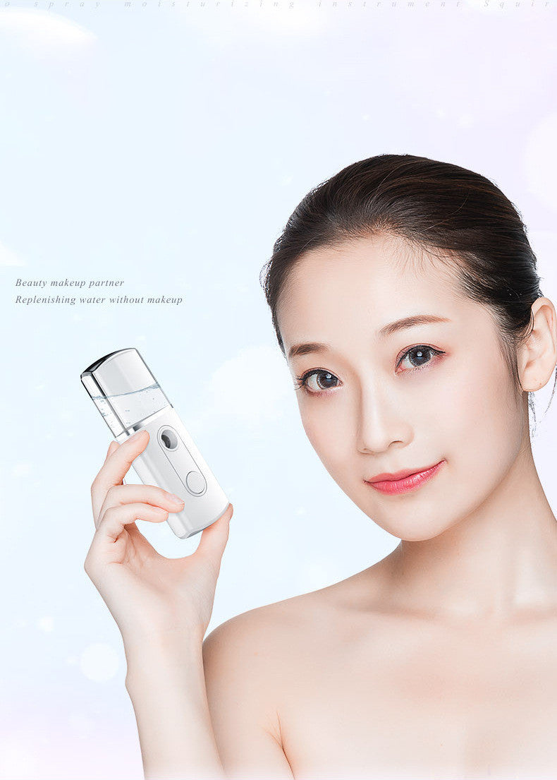 JMT-121098 Portable Nano Facial Mist Humidifier with 20ml Water Tank for Skin Hydration and Care