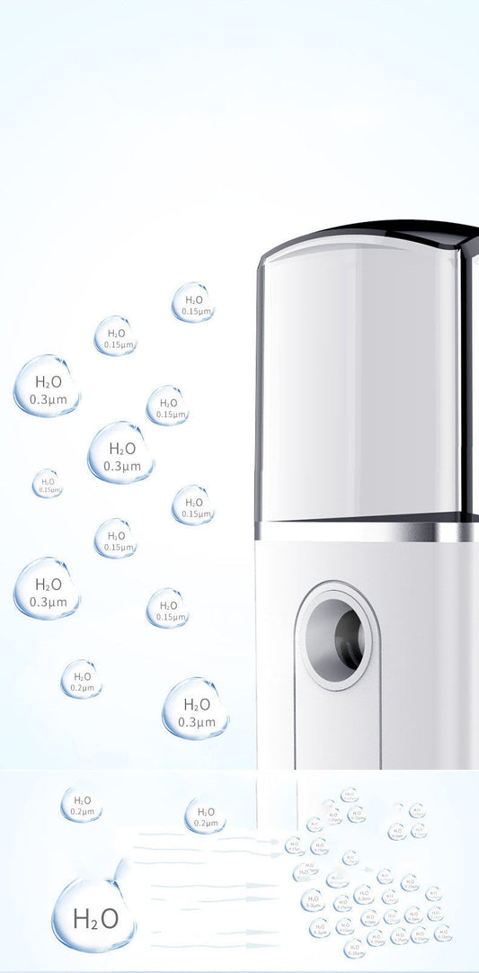 JMT-121098 Portable Nano Facial Mist Humidifier with 20ml Water Tank for Skin Hydration and Care