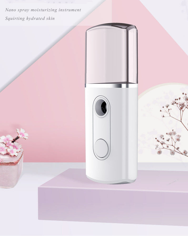 JMT-121098 Portable Nano Facial Mist Humidifier with 20ml Water Tank for Skin Hydration and Care