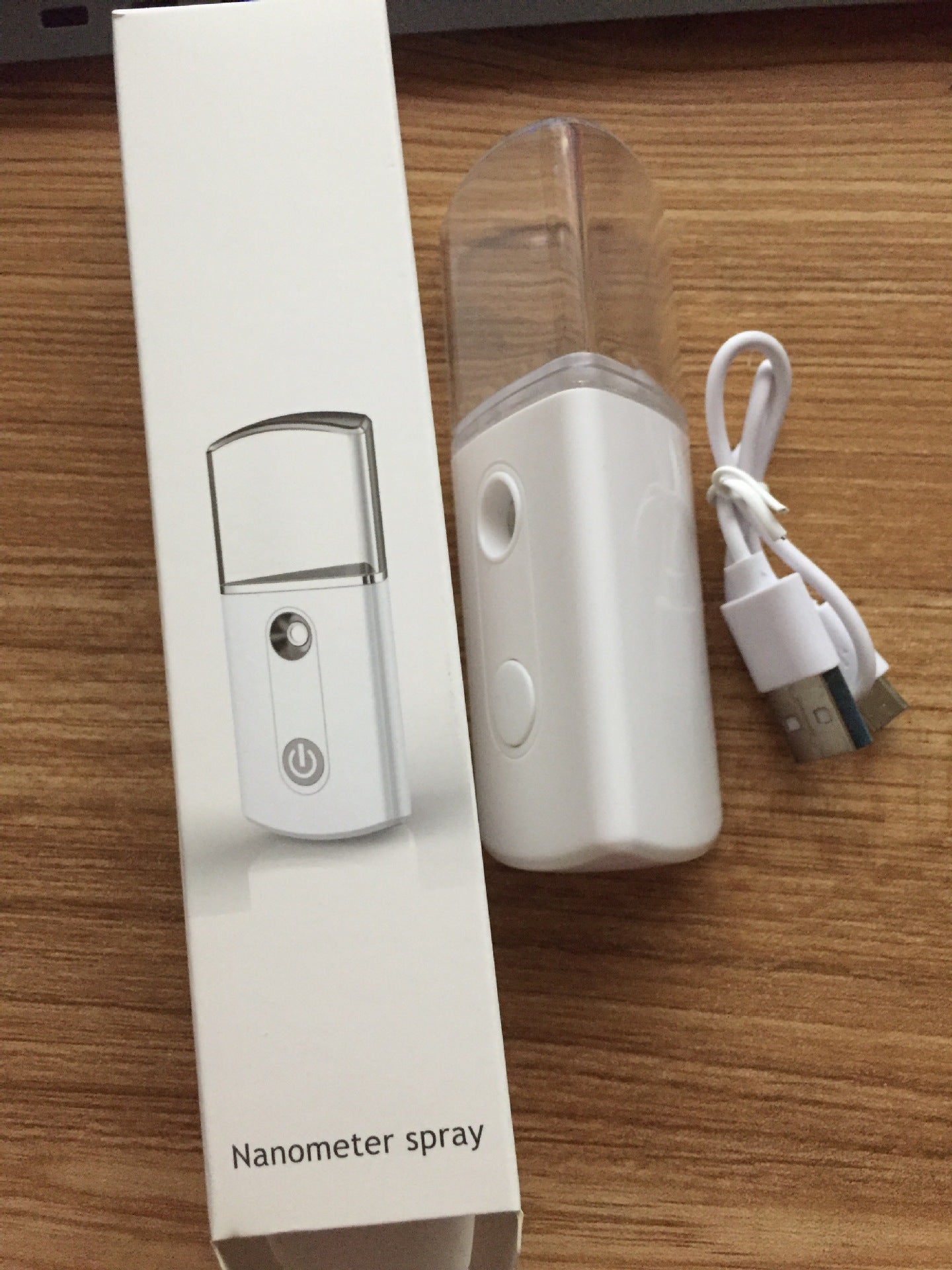 JMT-121098 Portable Nano Facial Mist Humidifier with 20ml Water Tank for Skin Hydration and Care