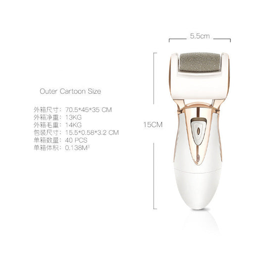 JMT-121354 Electric Foot Grinder with Rechargeable Battery and Ergonomic Design