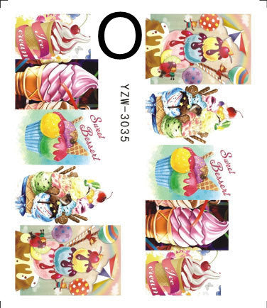 JMT-121418 Black Butterfly Water Nail Art Stickers - Simple and Stylish Design, 6.2 x 5.5 CM