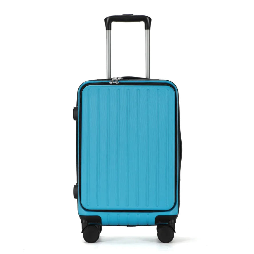 JMT-121674 Stylish ABS Trolley Luggage Set with Laptop Front Pocket for Travel