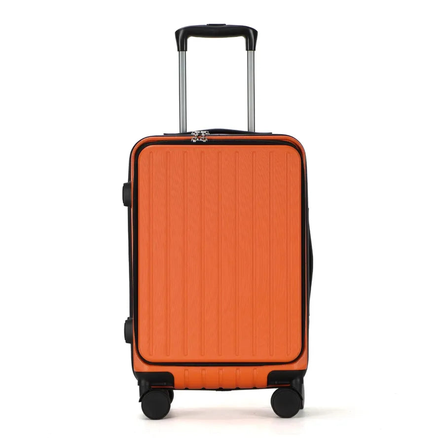 JMT-121674 Stylish ABS Trolley Luggage Set with Laptop Front Pocket for Travel