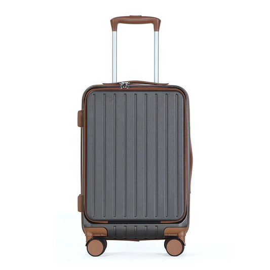 JMT-121674 Stylish ABS Trolley Luggage Set with Laptop Front Pocket for Travel