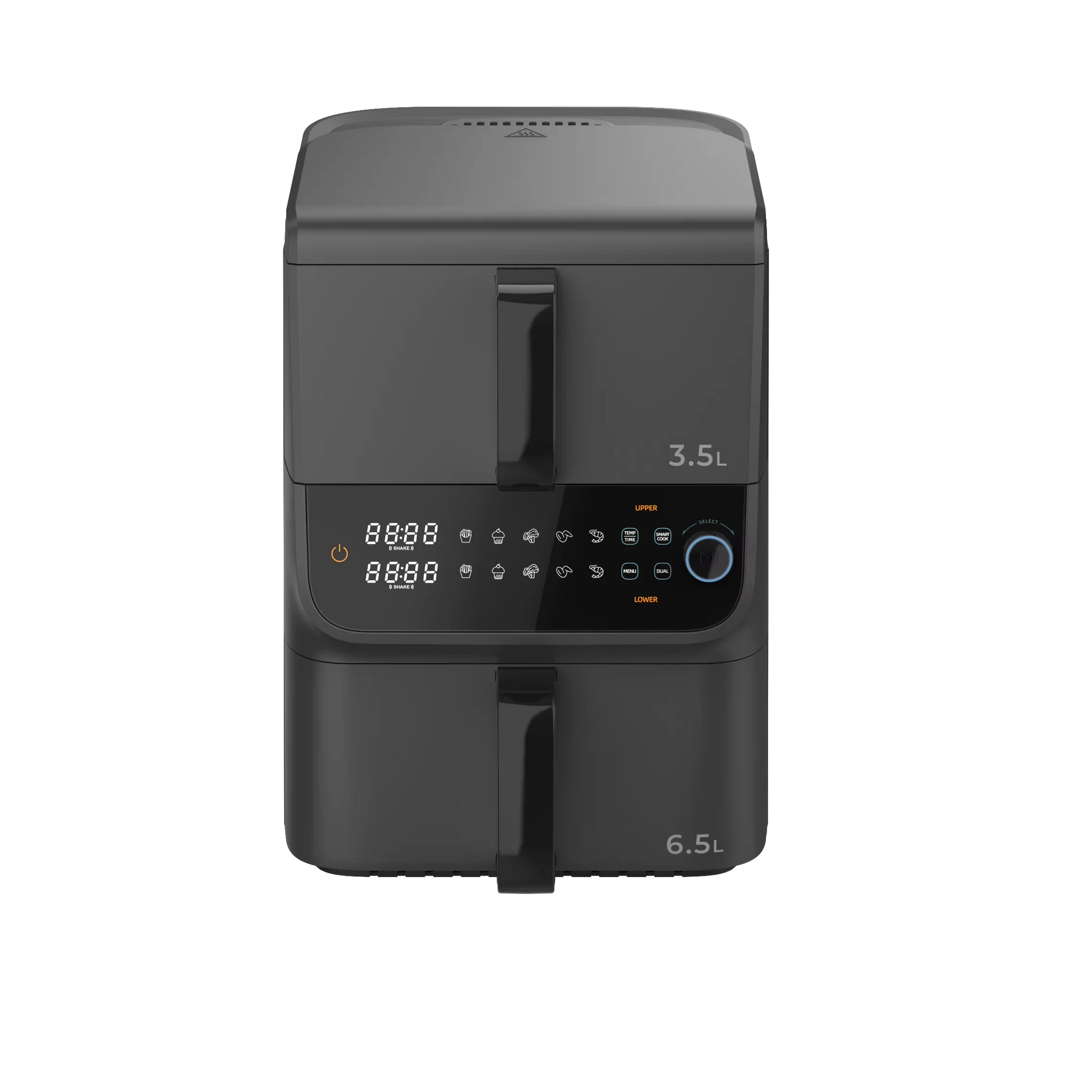 JMT-121866 10L Dual Core Air Fryer with Digital Display - Oil-Free Multi-functional Cooking Appliance