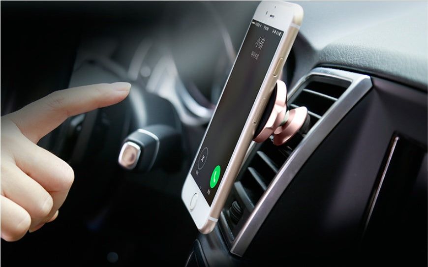 JMT-122122 360-Degree Rotating Magnetic Car Phone Holder for Ear Outlet Mounting