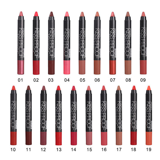 JMT-122378 Long Lasting Color-Change Lipstick Pen with Moisturizing Formula - 19 Shades Available