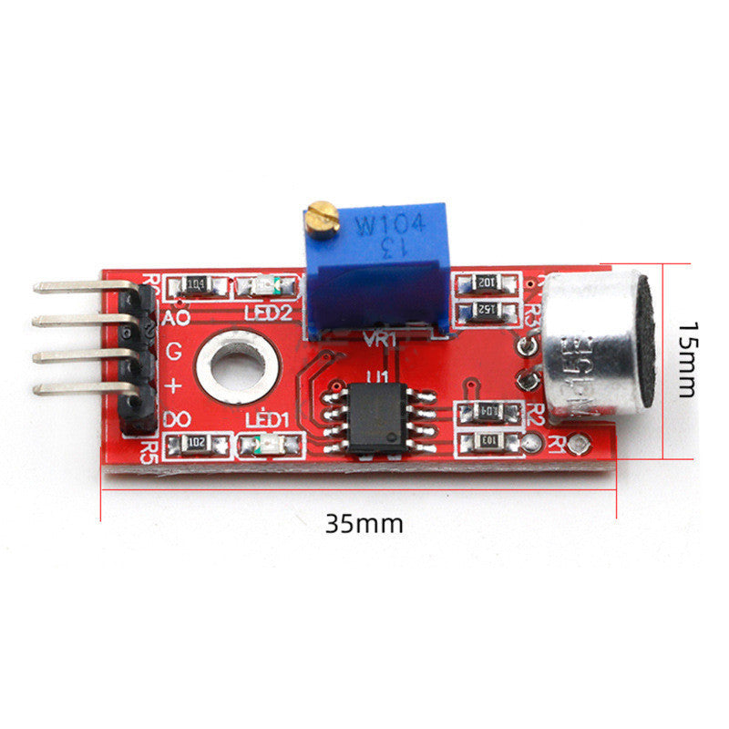 JMT-122442 High Sensitivity Microphone Sensor Module KY-037 for Enhanced Audio Detection