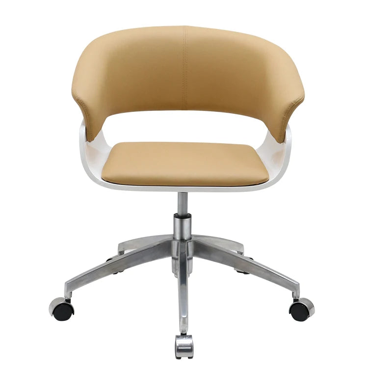 JMT-123018 Elegant Wooden Leather Conference Chair for Office Meetings