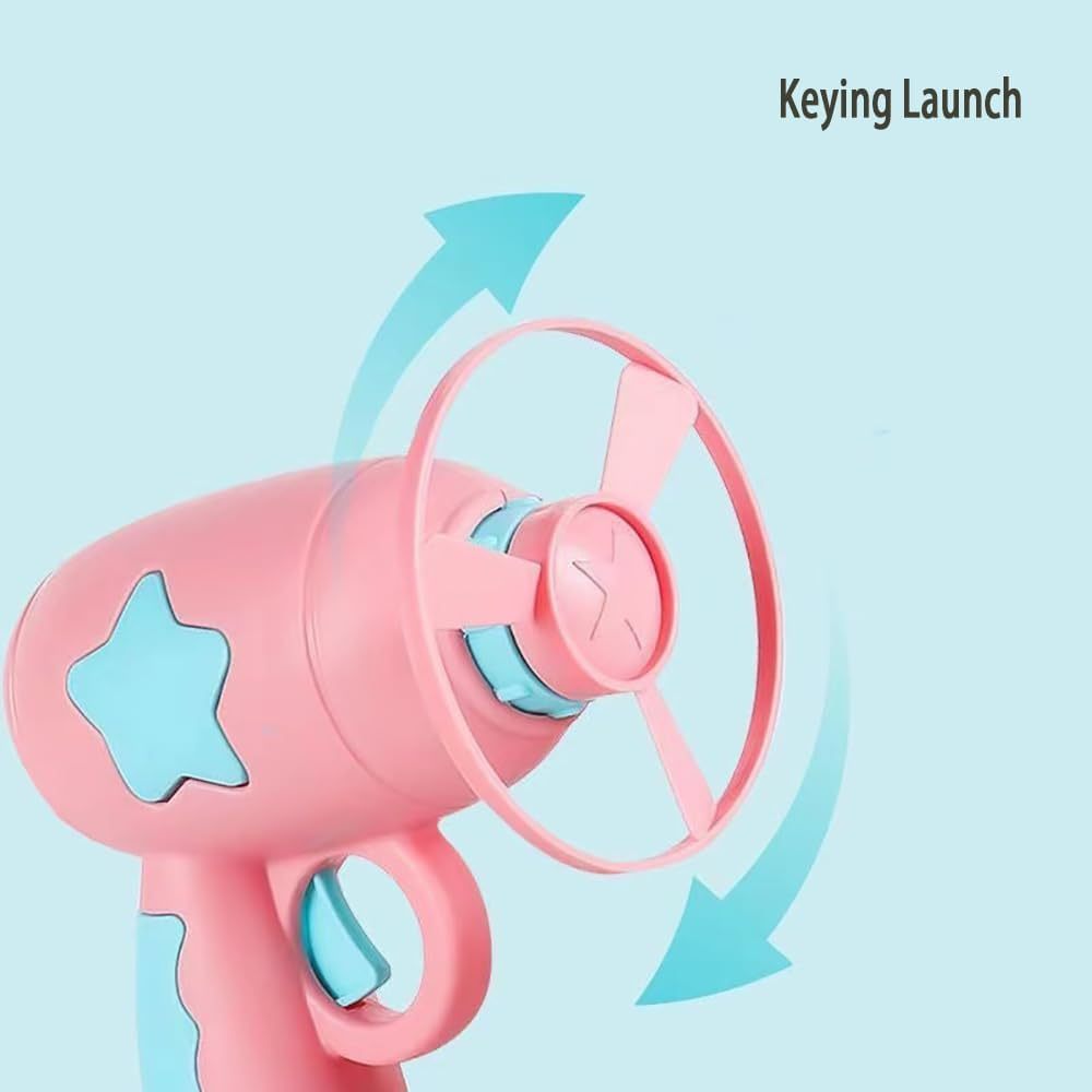 JMT-123082 Interactive Spinning Cat Toy with Launching Frisbees for Indoor Fun