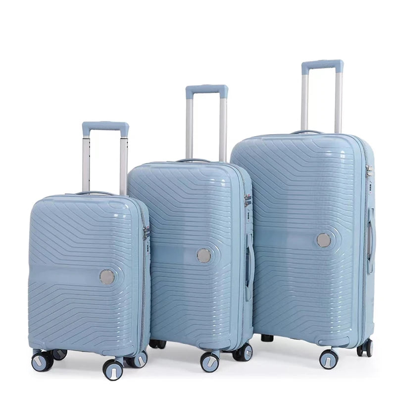JMT-123146 Soft ABS Luggage Set with Trolley - 20, 24, 28 Inch Travel Suitcases