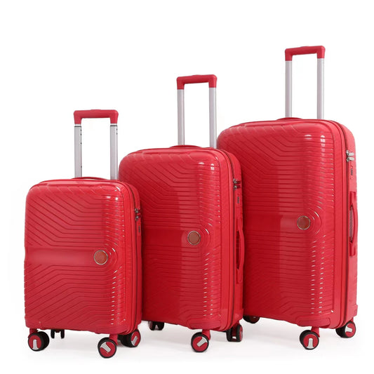 JMT-123146 Soft ABS Luggage Set with Trolley - 20, 24, 28 Inch Travel Suitcases