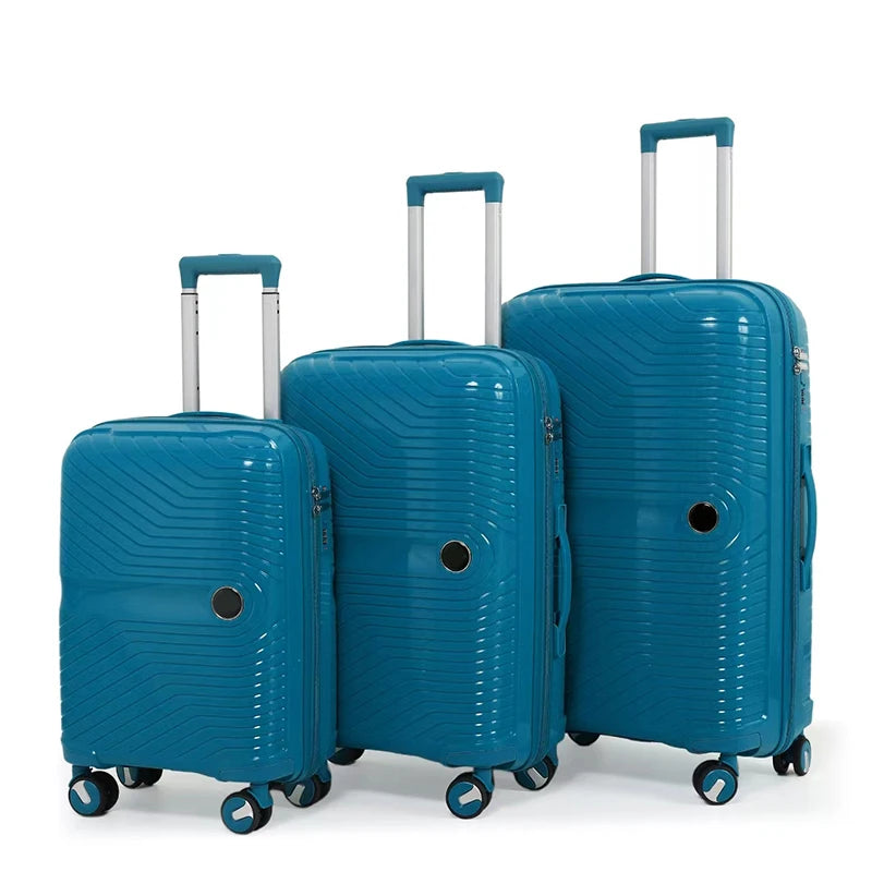 JMT-123146 Soft ABS Luggage Set with Trolley - 20, 24, 28 Inch Travel Suitcases