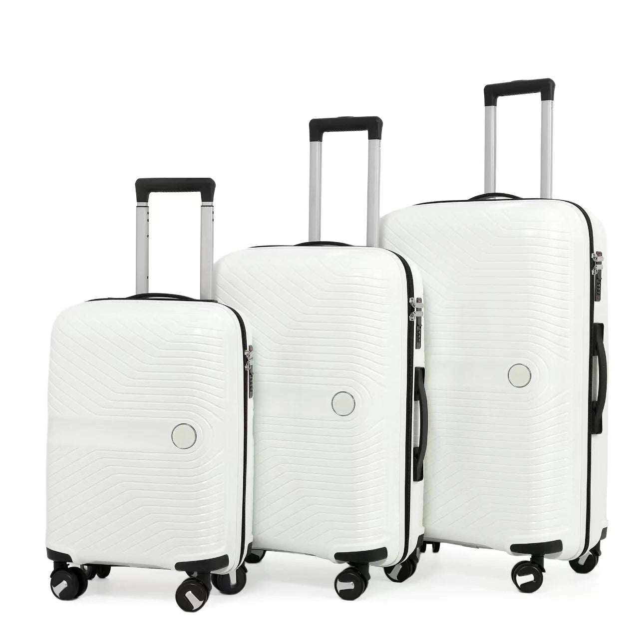 JMT-123146 Soft ABS Luggage Set with Trolley - 20, 24, 28 Inch Travel Suitcases
