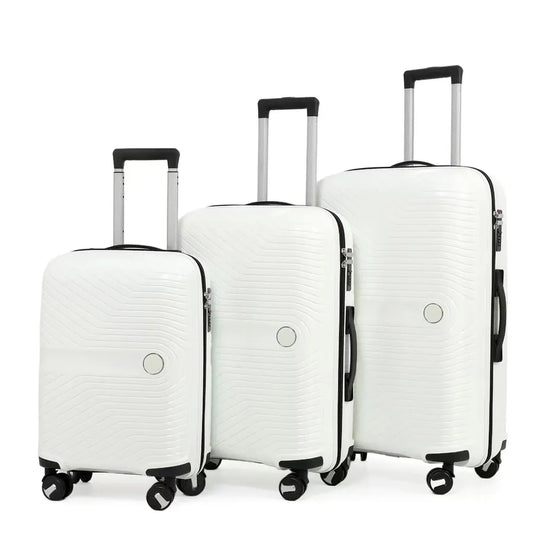 JMT-123146 Soft ABS Luggage Set with Trolley - 20, 24, 28 Inch Travel Suitcases