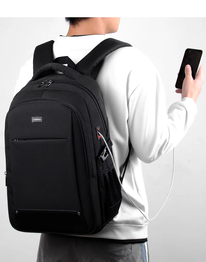 JMT-123274 15.6 Inch Business Casual Waterproof Backpack for Men - Travel and School Use
