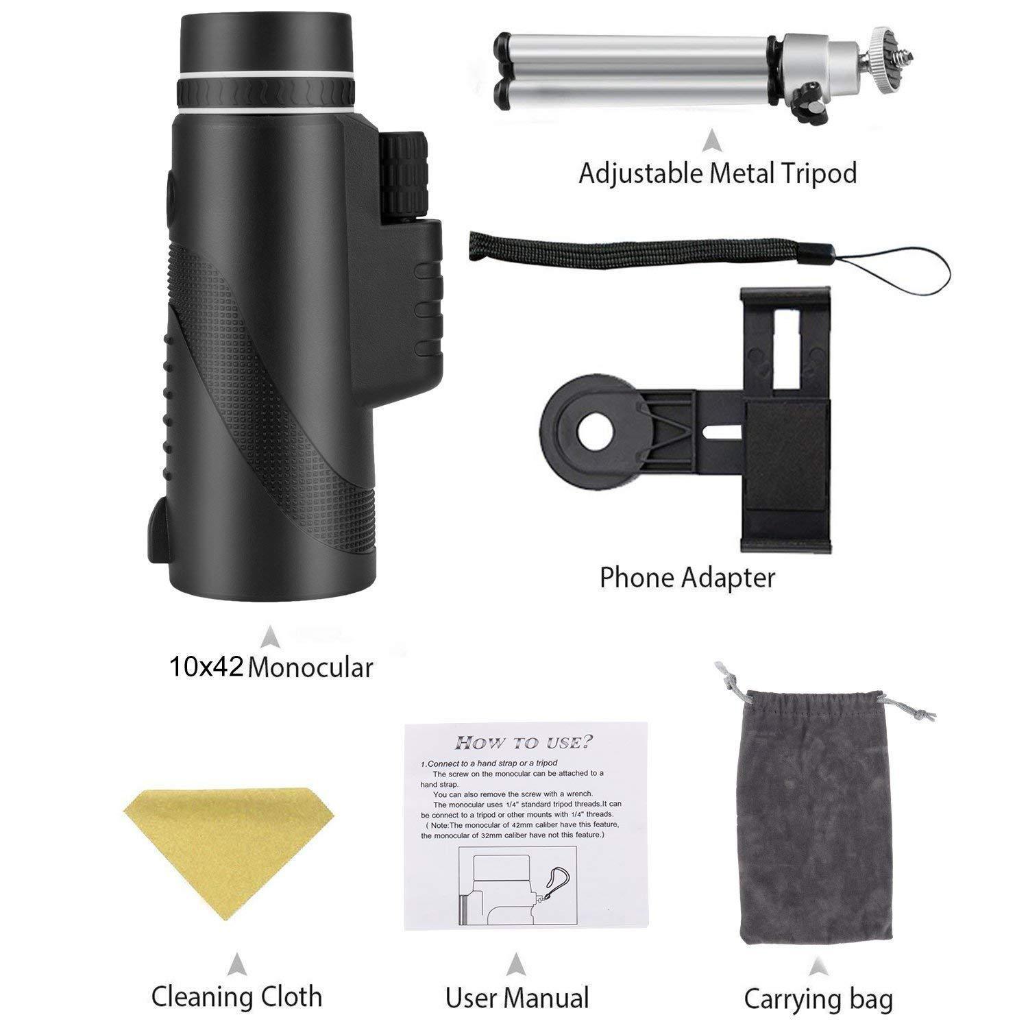 JMT-123274 HD 40x60 Waterproof Cellphone Telescope with Fully Coated Optics