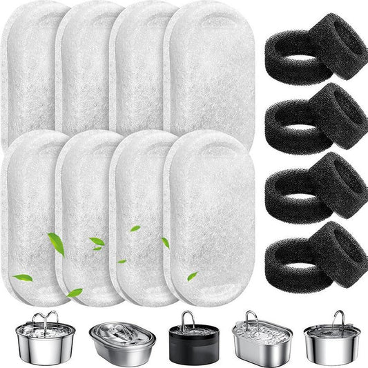 JMT-123338 Stainless Steel Pet Water Dispenser Filter Element for Dogs and Cats