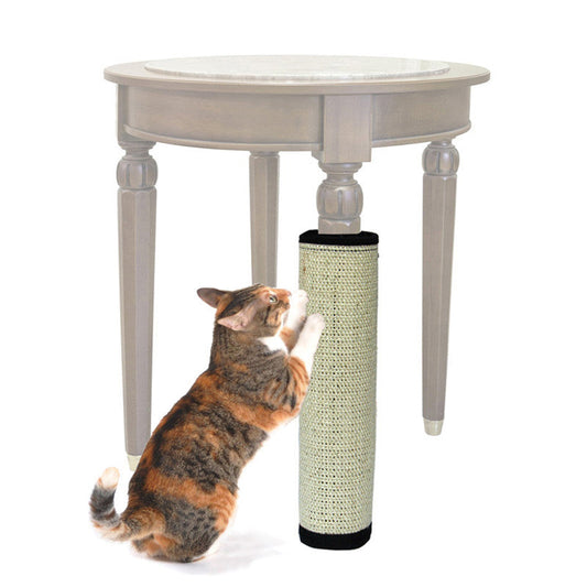 JMT-123722 Large Scratching Blanket Cat Toy and Pet Floor Mat Set with Catnip and Sticks