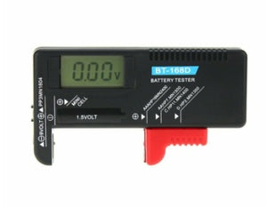 JMT-124042 Universal Battery Tester with Digital Display – Check AA, AAA, C, D, 9V & More