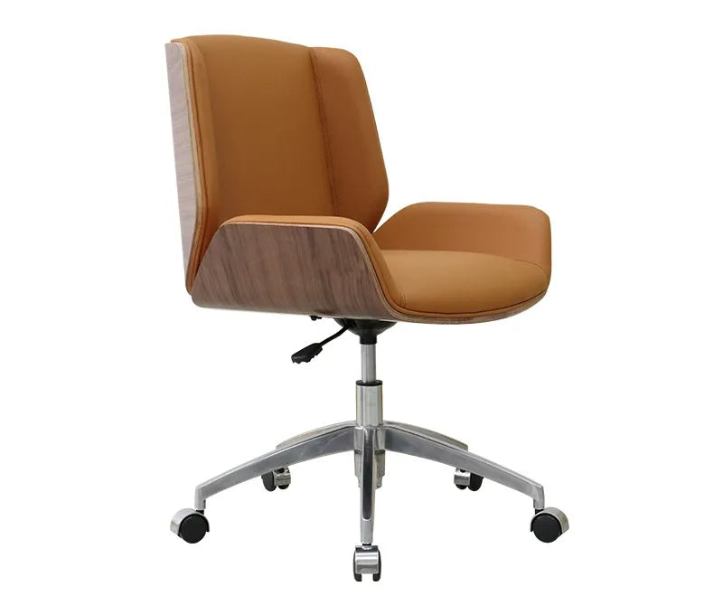 JMT-124170 Ergonomic Gold Office Computer Chair HE-534 with Steel Feet and Plastic Material