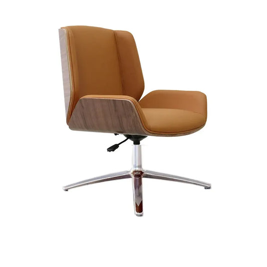 JMT-124170 Ergonomic Gold Office Computer Chair HE-534 with Steel Feet and Plastic Material