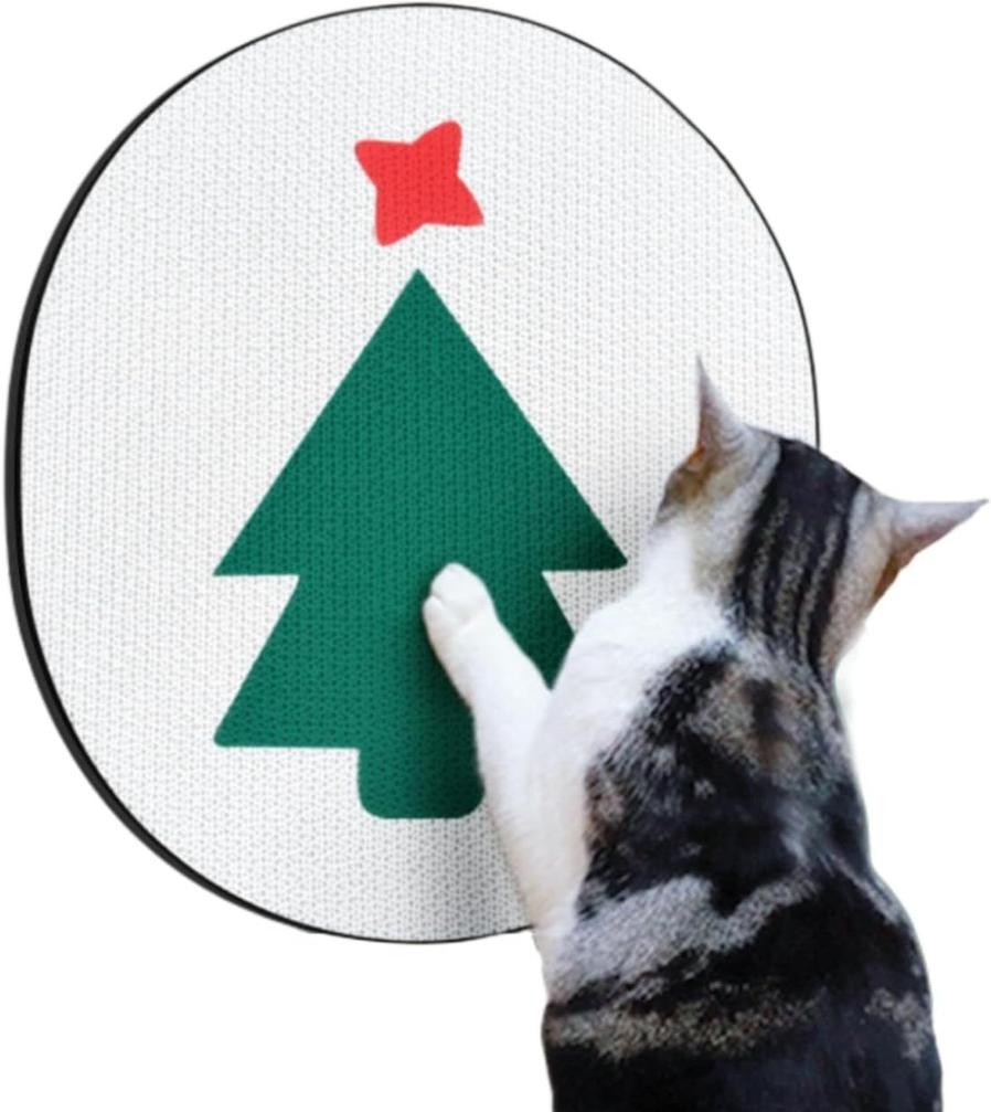 JMT-124426 Wall-Mounted Cat Scratching Pad with Catnip - Durable Corrugated Cardboard for Indoor Cats