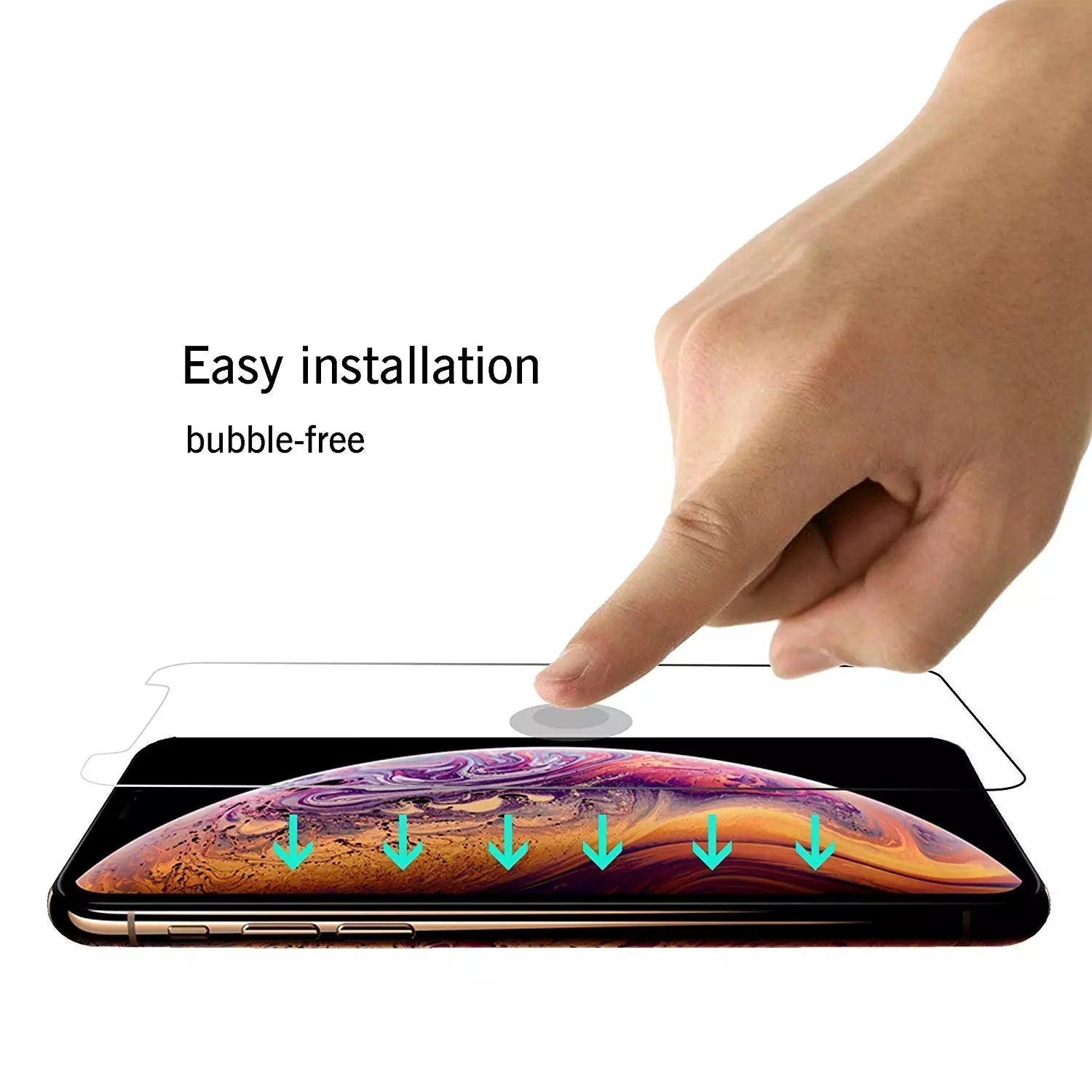 JMT-124746 Tempered Glass Screen Protector for iPhone 12 & 12 Pro - Anti-Drop, Scratch-Resistant, 2.5D Transparent Film