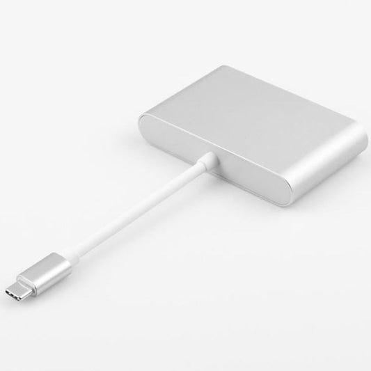 JMT-124746 Type-C to VGA Adapter Cable with 3.0 USB and Charging Port, Model SD-TYPE-C, Compatible with Windows 7, 1080 Resolution