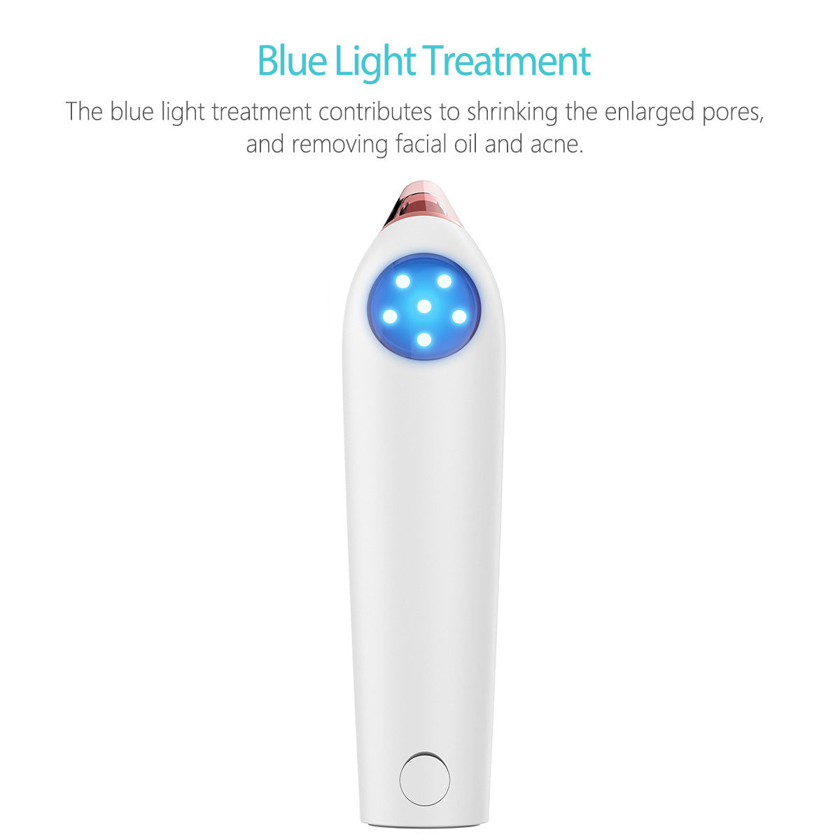 JMT-124810 Electric Micro-Crystal Blackhead Suction Device with Adjustable Suction Levels and Probes for Pore Cleaning