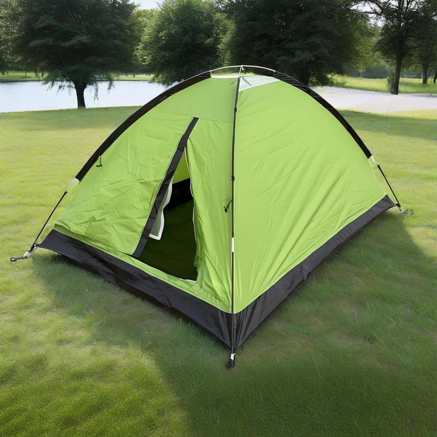 JMT-125450 Lightweight 2-Person Waterproof Dome Tent with Carry Bag for Outdoor Activities