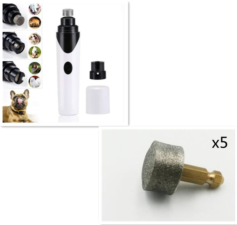 JMT-125642 Electric Pet Nail Grinder with Low Noise and Vibration for Dogs, Cats, and Small Animals