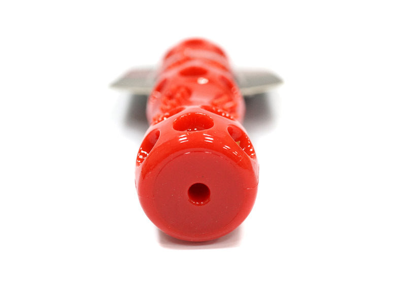 JMT-125706 Durable Dog Vocal Stick for Fetch and Dental Care – Soft & Hard Plastic, Squeaky Play Toy, Two Sizes Available