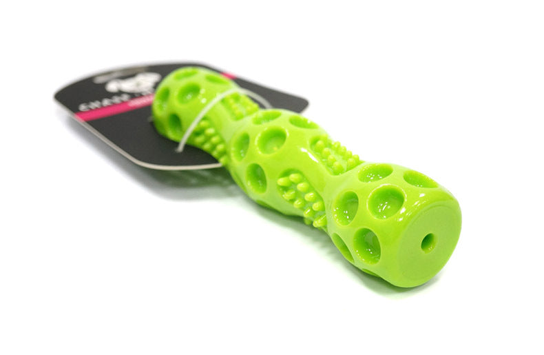 JMT-125706 Durable Dog Vocal Stick for Fetch and Dental Care – Soft & Hard Plastic, Squeaky Play Toy, Two Sizes Available