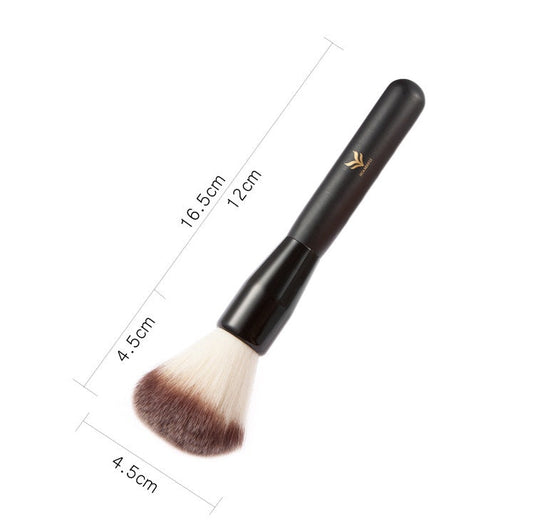 JMT-125834 Flower Face Makeup Brush with Wooden Handle and Rayon Nylon Hair for Blush and Eyeshadow Touchups