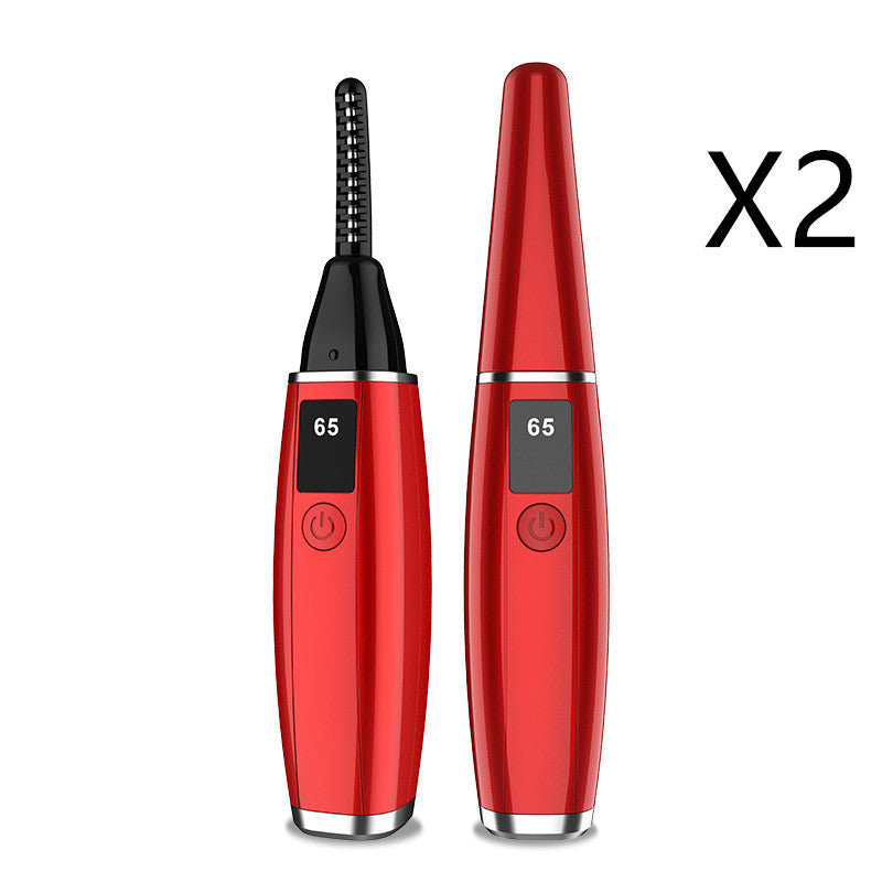 JMT-125962 Portable Electric Eyelash Curler - Compact Design, Rapid Heating, Rechargeable Battery