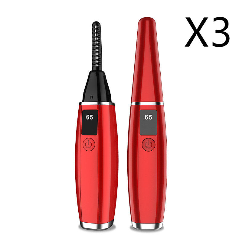JMT-125962 Portable Electric Eyelash Curler - Compact Design, Rapid Heating, Rechargeable Battery