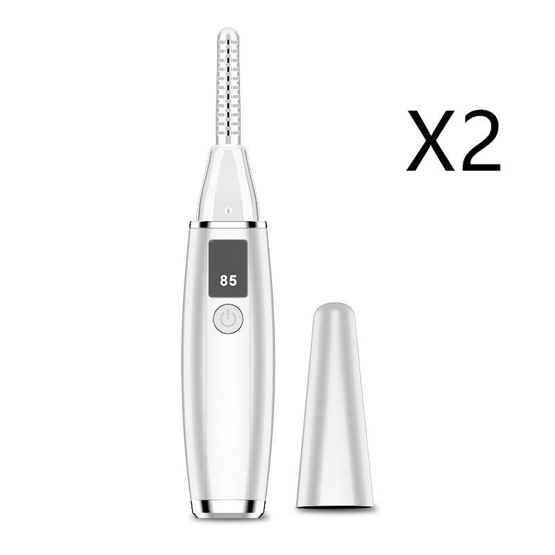 JMT-125962 Portable Electric Eyelash Curler - Compact Design, Rapid Heating, Rechargeable Battery