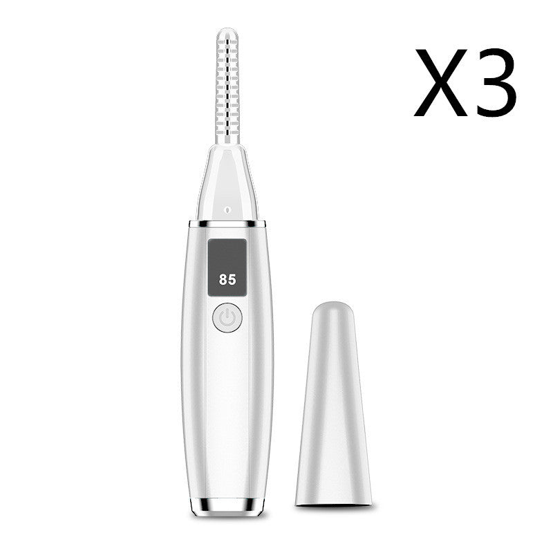 JMT-125962 Portable Electric Eyelash Curler - Compact Design, Rapid Heating, Rechargeable Battery