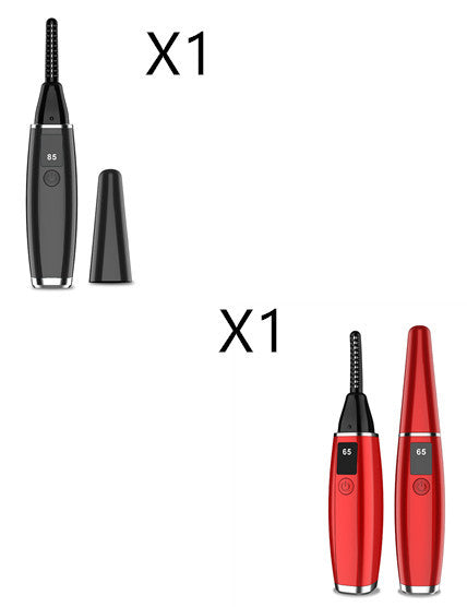 JMT-125962 Portable Electric Eyelash Curler - Compact Design, Rapid Heating, Rechargeable Battery