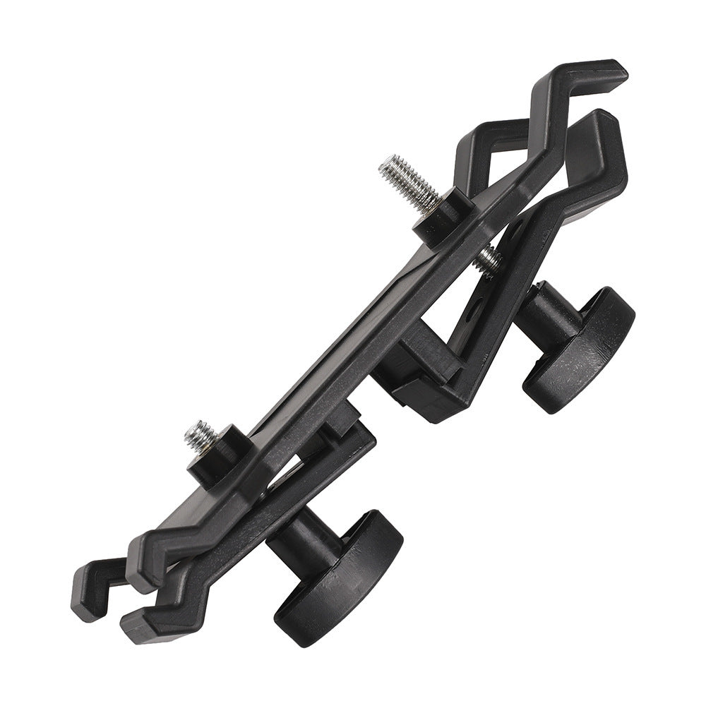 JMT-126090 Universal Tripod Umbrella Clip for Camera - Black ABS, Supports Up to 2kg