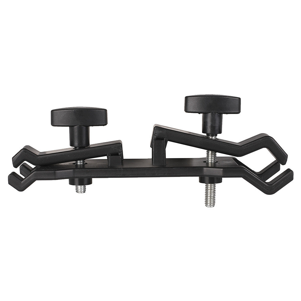 JMT-126090 Universal Tripod Umbrella Clip for Camera - Black ABS, Supports Up to 2kg