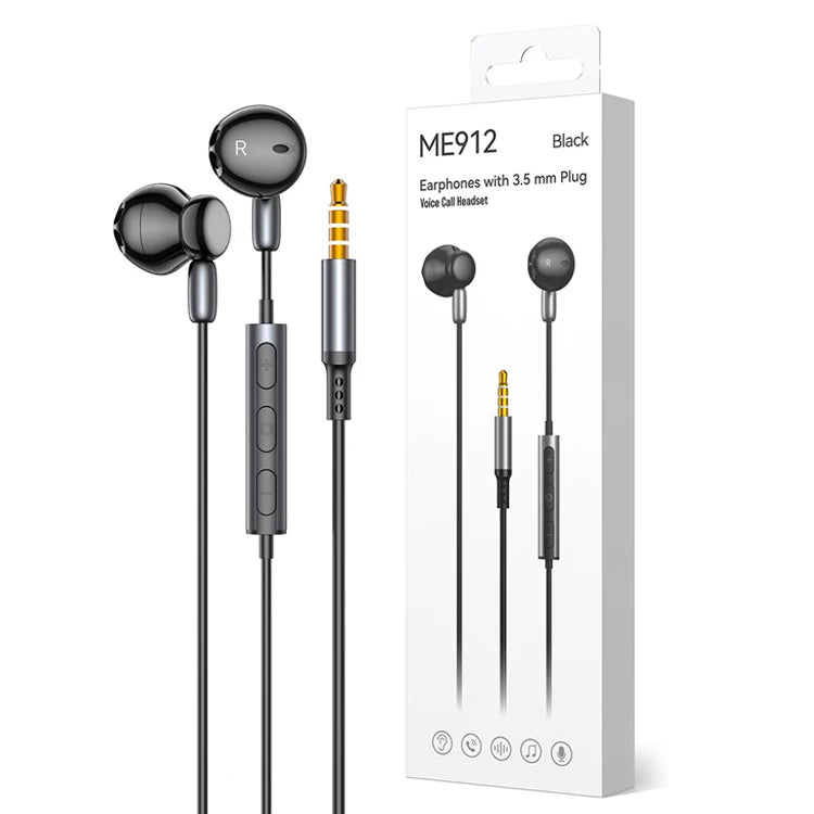 JMT-126218 Universal Wired Earbuds with Microphone and Enhanced Bass for Android Devices