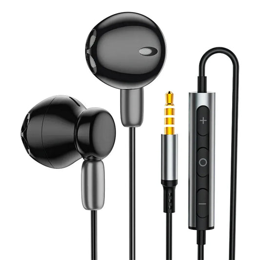 JMT-126218 Universal Wired Earbuds with Microphone and Enhanced Bass for Android Devices