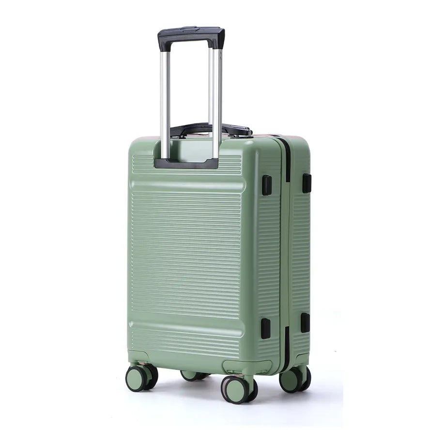 JMT-126282 Designer Trolley ABS PC Luggage Storage Set – 3-Piece Travel Suitcase Collection