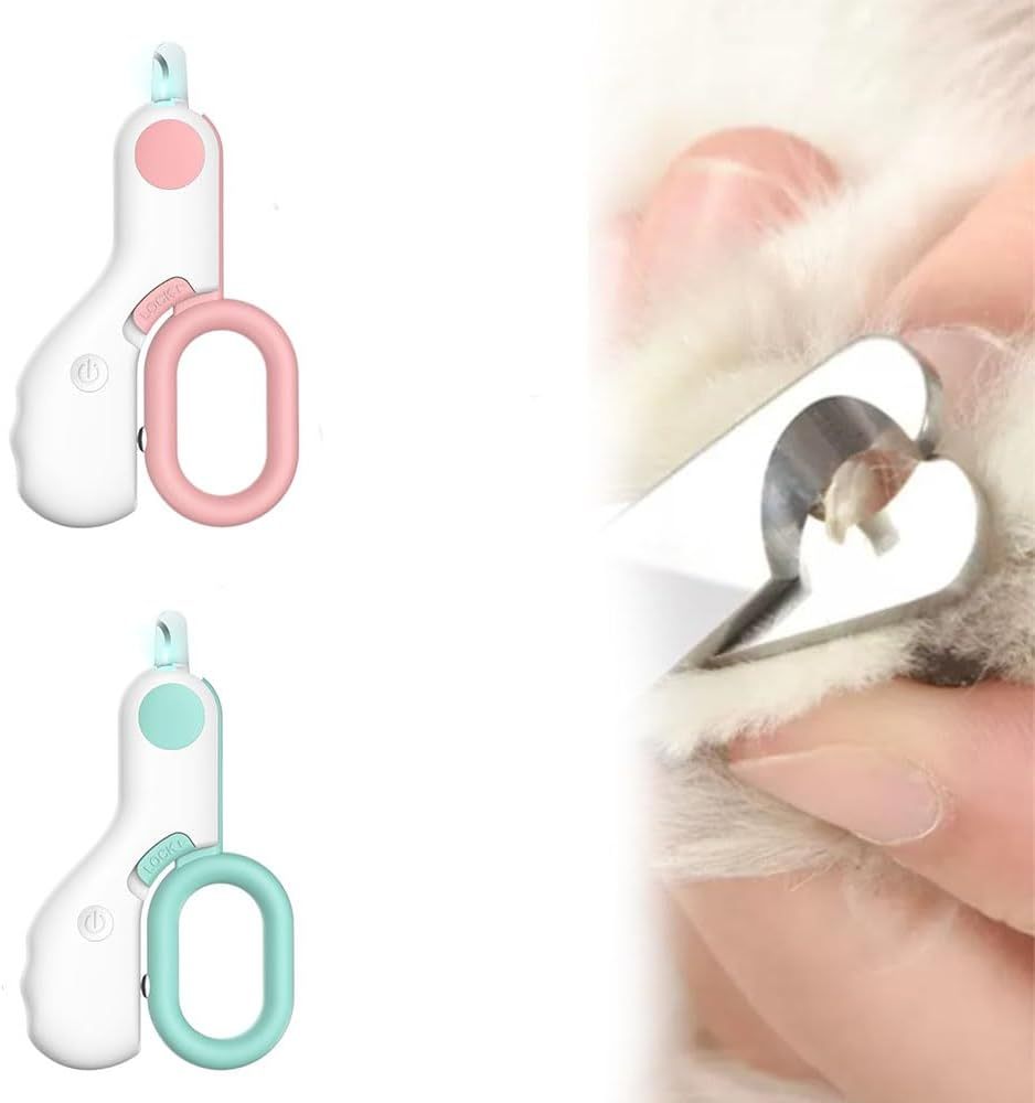 JMT-126538 LED Pet Nail Clipper with Built-in Light for Safe and Easy Grooming of Cats and Dogs