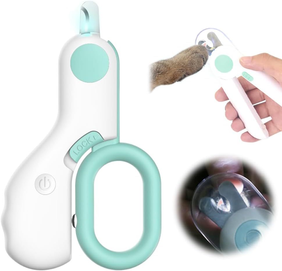 JMT-126538 LED Pet Nail Clipper with Built-in Light for Safe and Easy Grooming of Cats and Dogs