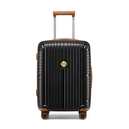 JMT-126602 Customisable 20/24/28 Inch Durable Travel Luggage with Silent Wheels, TSA Lock and Large Capacity Design