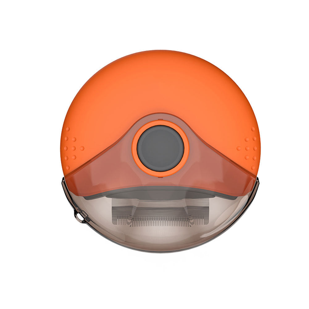 JMT-126794 3-in-1 Rotating Pet Comb Brush in Orange and Green - ABS, PC, Stainless Steel, Compact Size